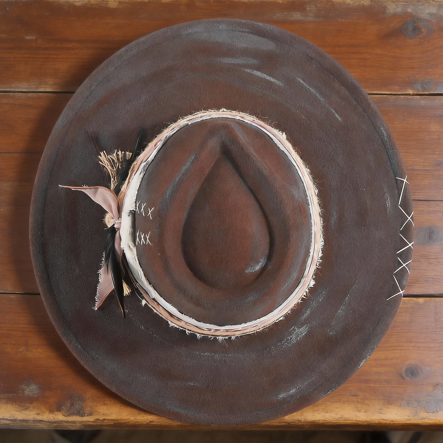 Heritage Inspired Distressed Felt Hat