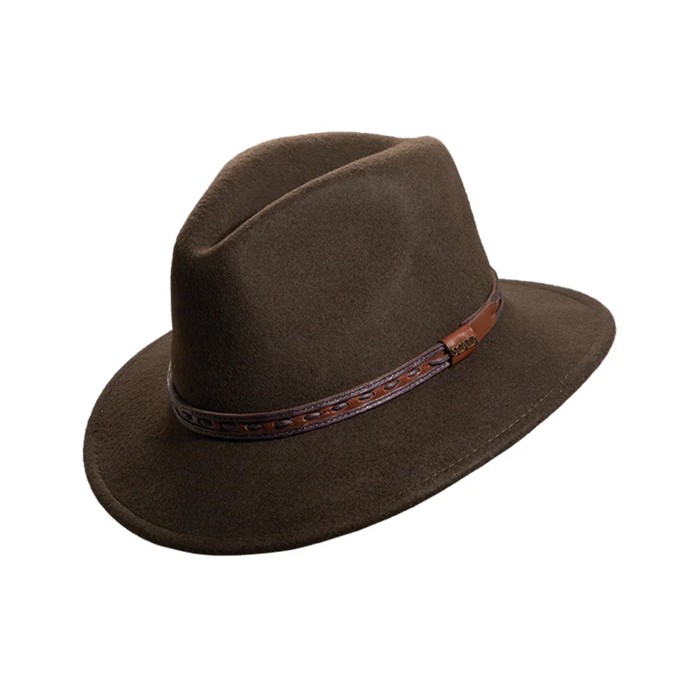 Scala- Richmond Felt Crushable Safari Hat