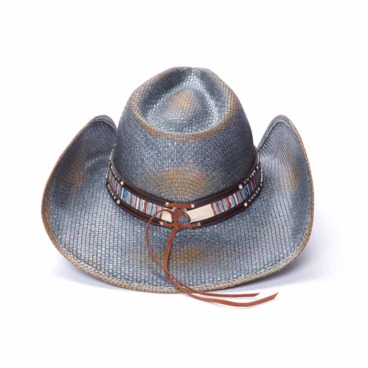 Stampede Hats - Buckers Silver Studs Cowboy Hat