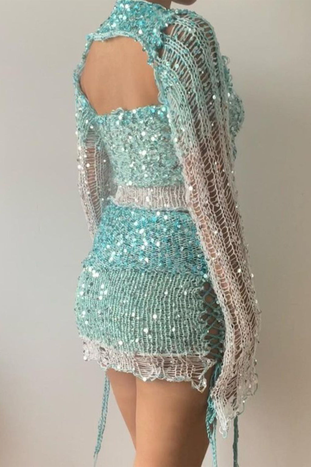 Kritika Sequin Crochet 3 Pieces Sets