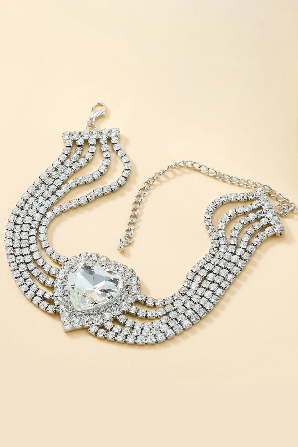 Margo Diamond Heart Necklace