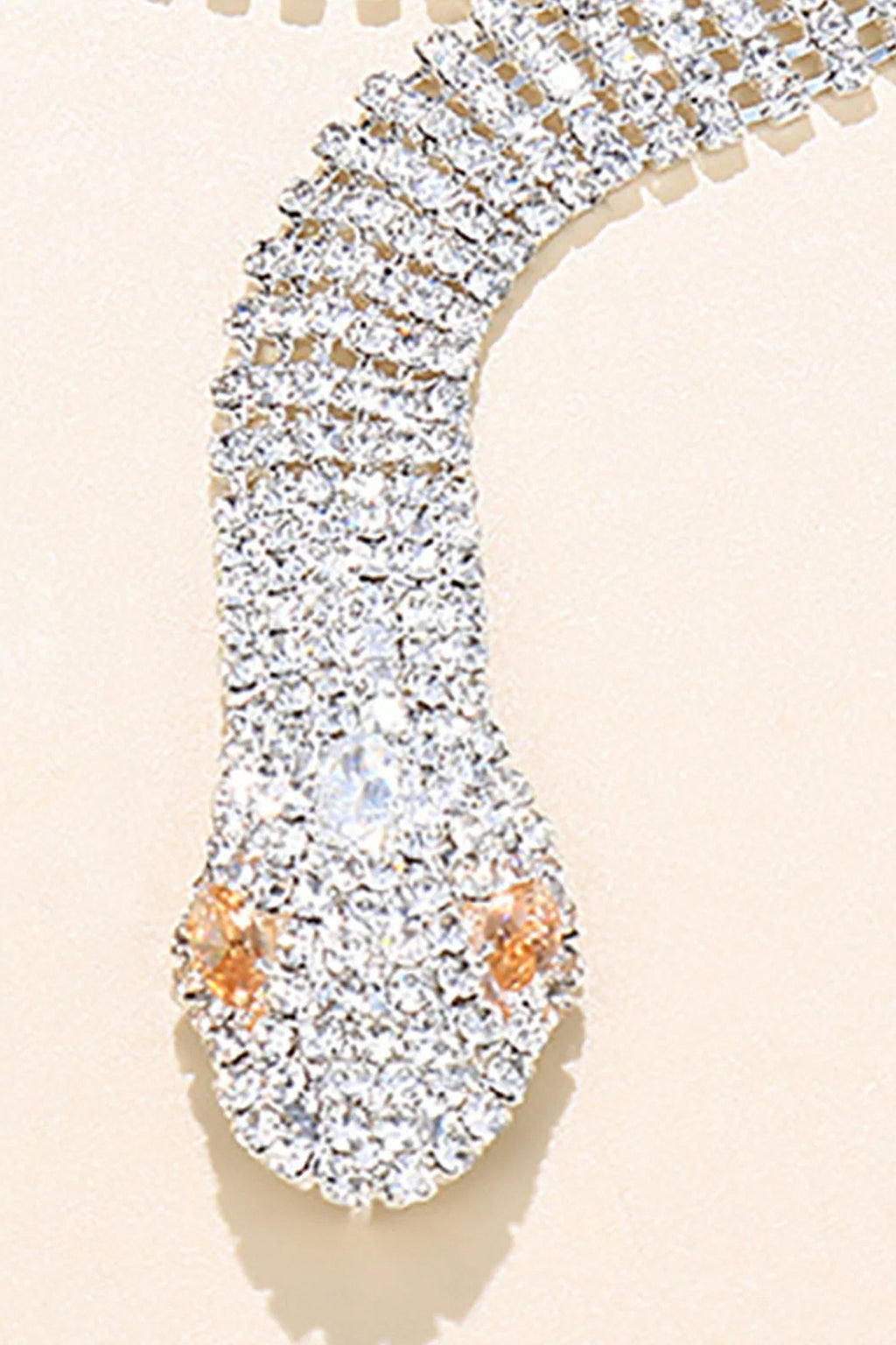 Lacey Serpent Diamond Necklace