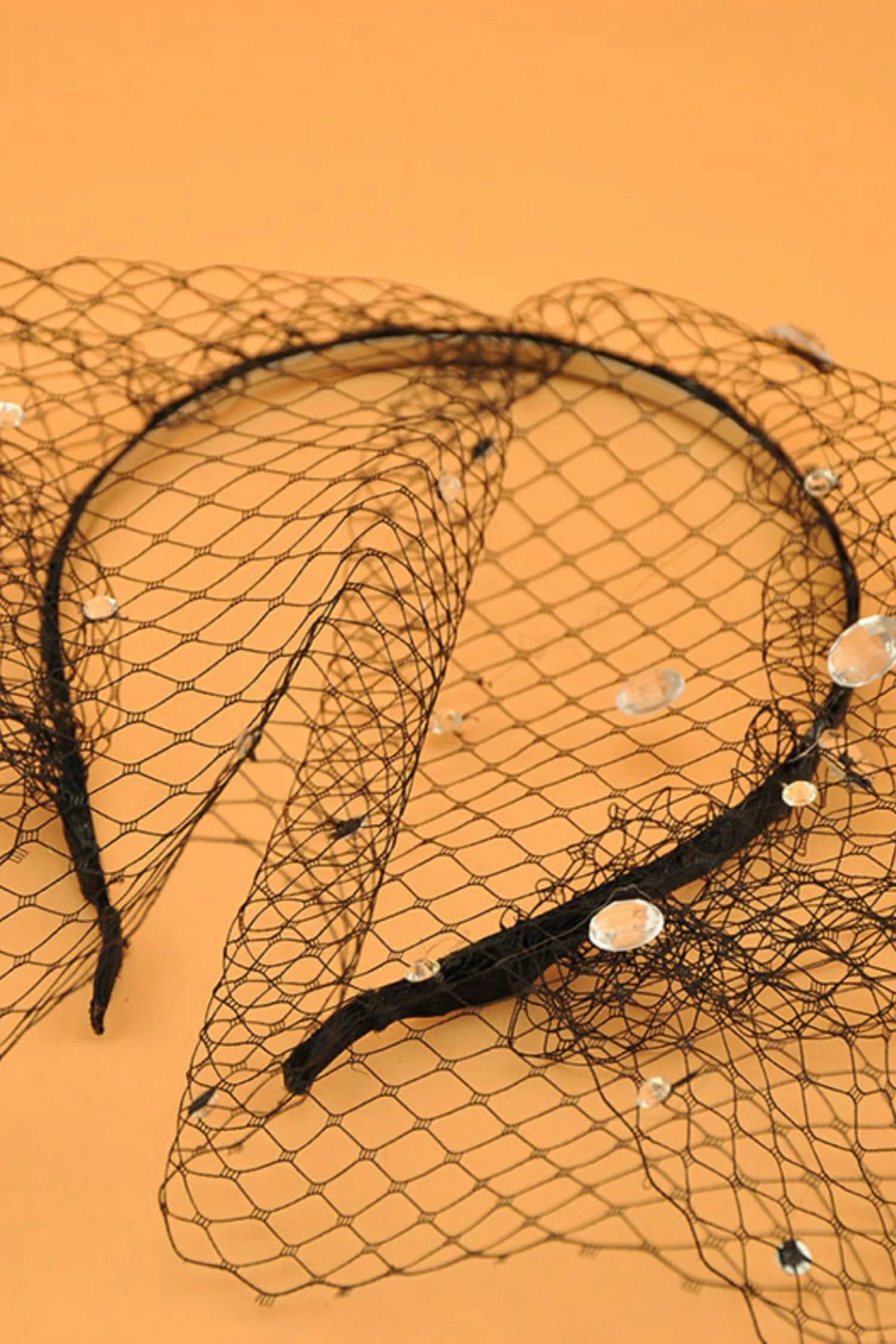 Ellington Crystal Veil Hairband