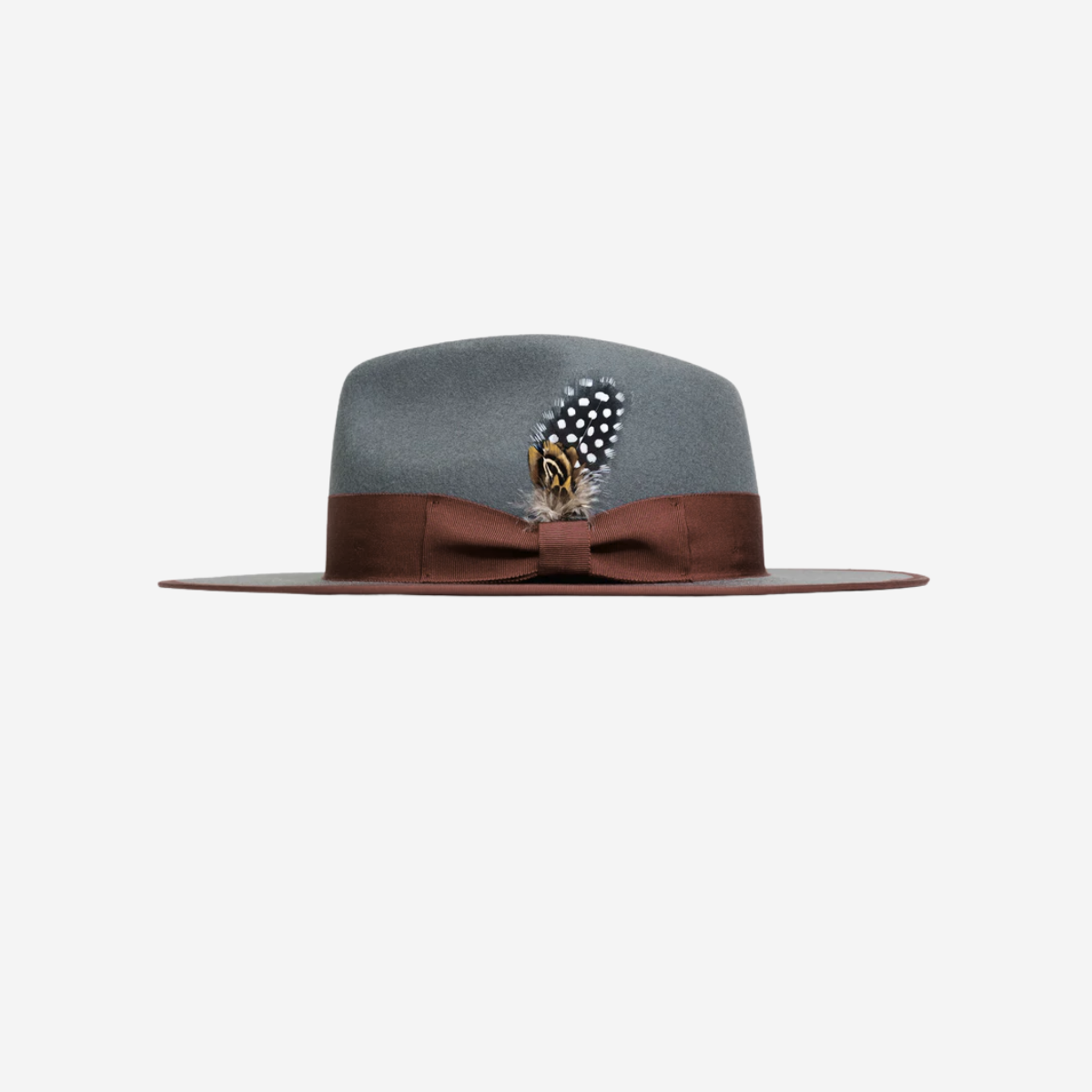 Felt Fedora Hat–Brown