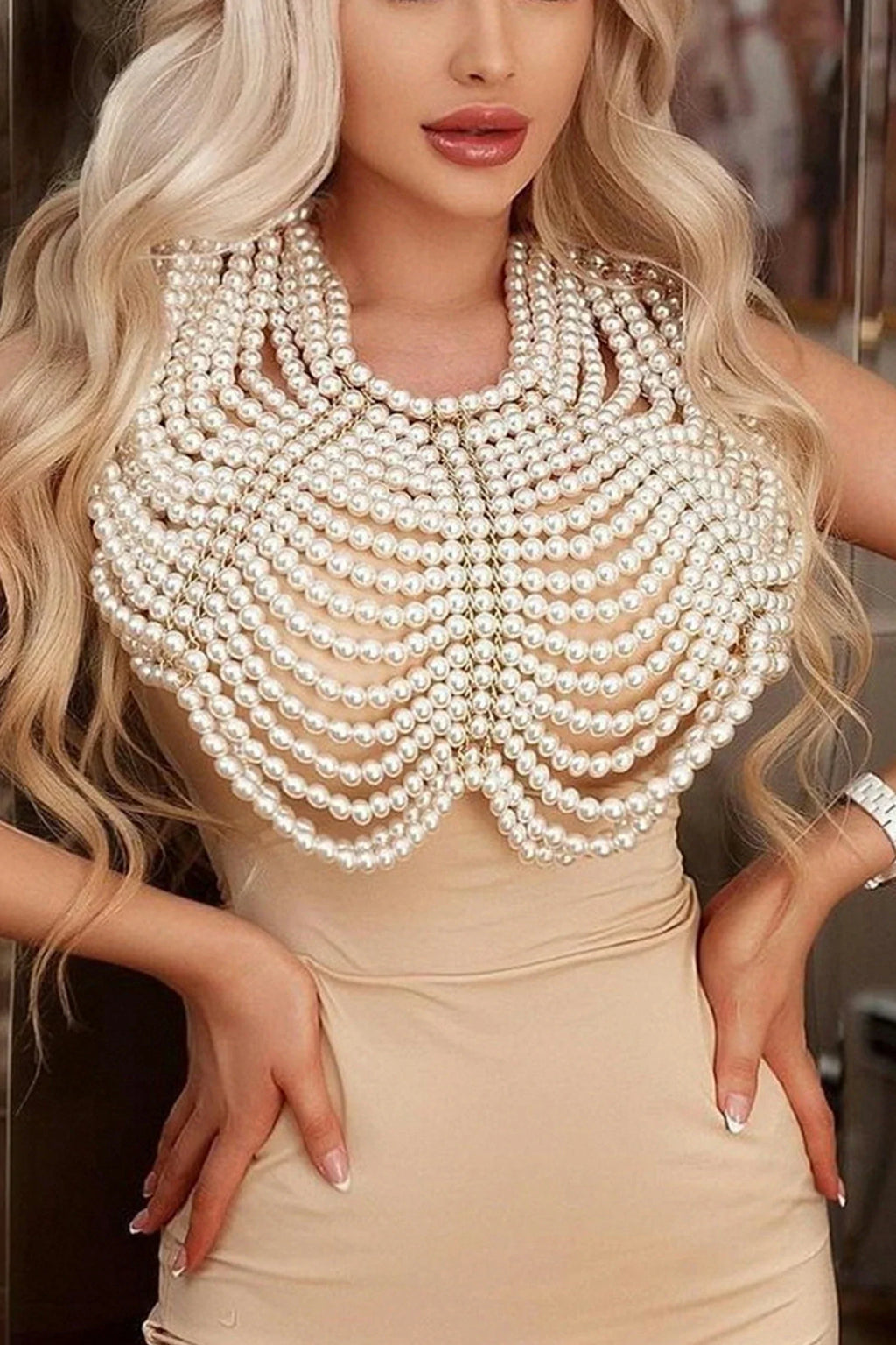 Bryslyn Pearl Shoulder Chain