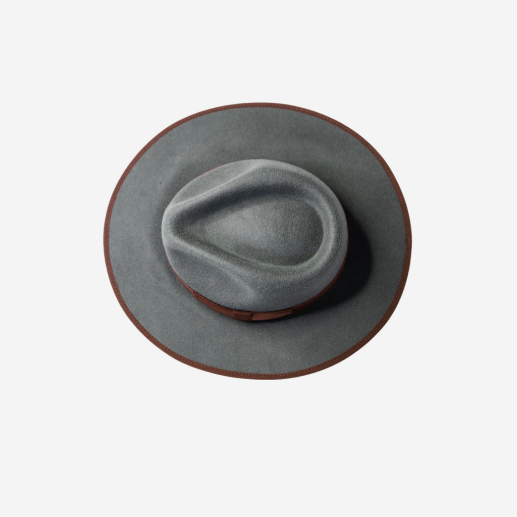Sleek Fedora Hat- Gray