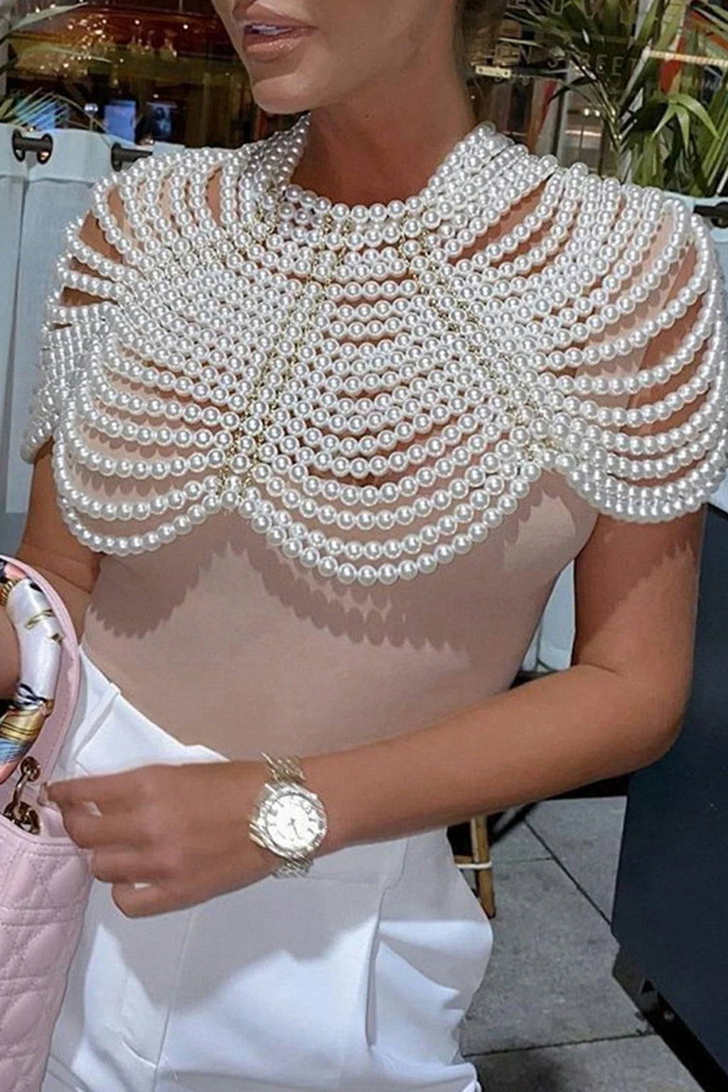 Bryslyn Pearl Shoulder Chain