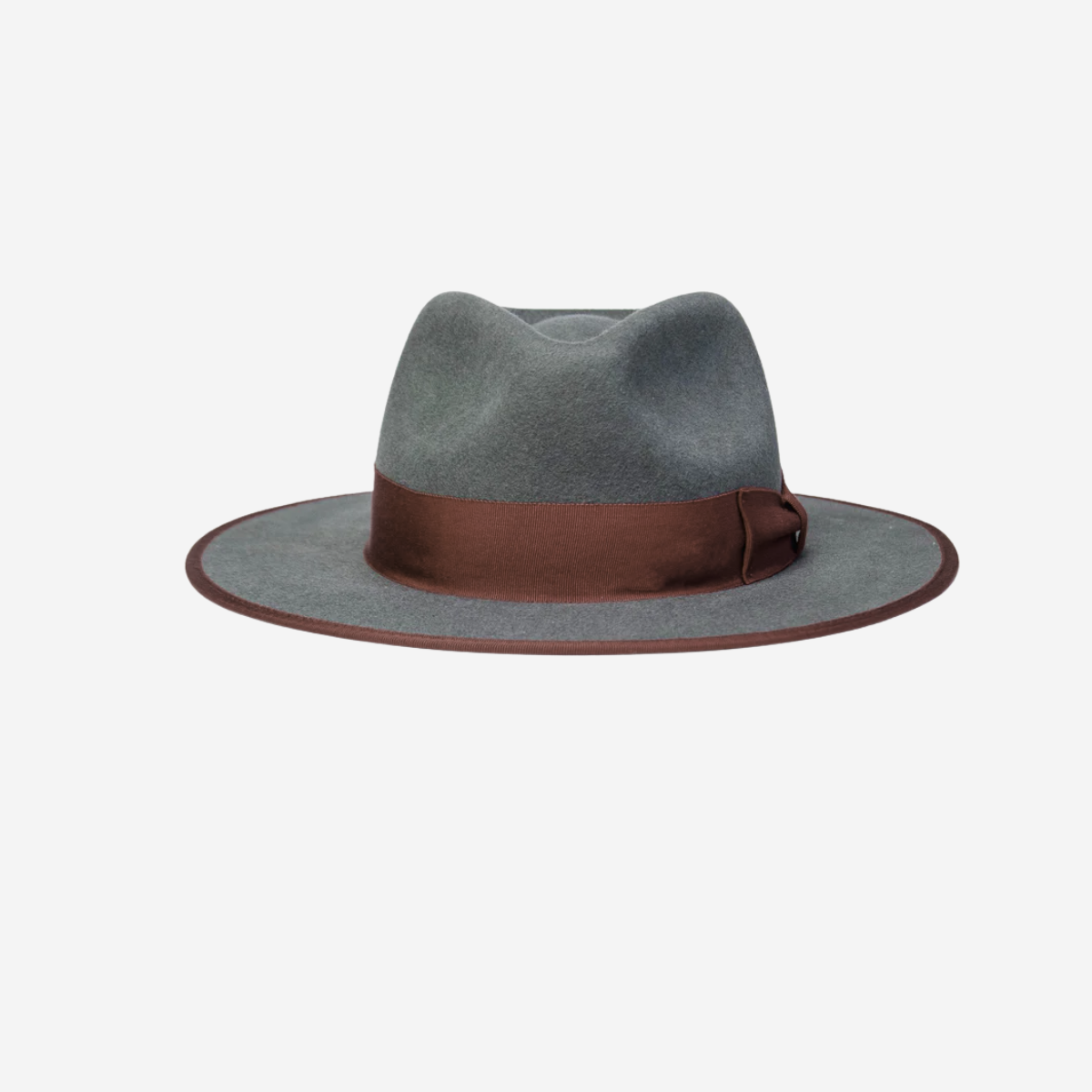 Felt Fedora Hat–Brown