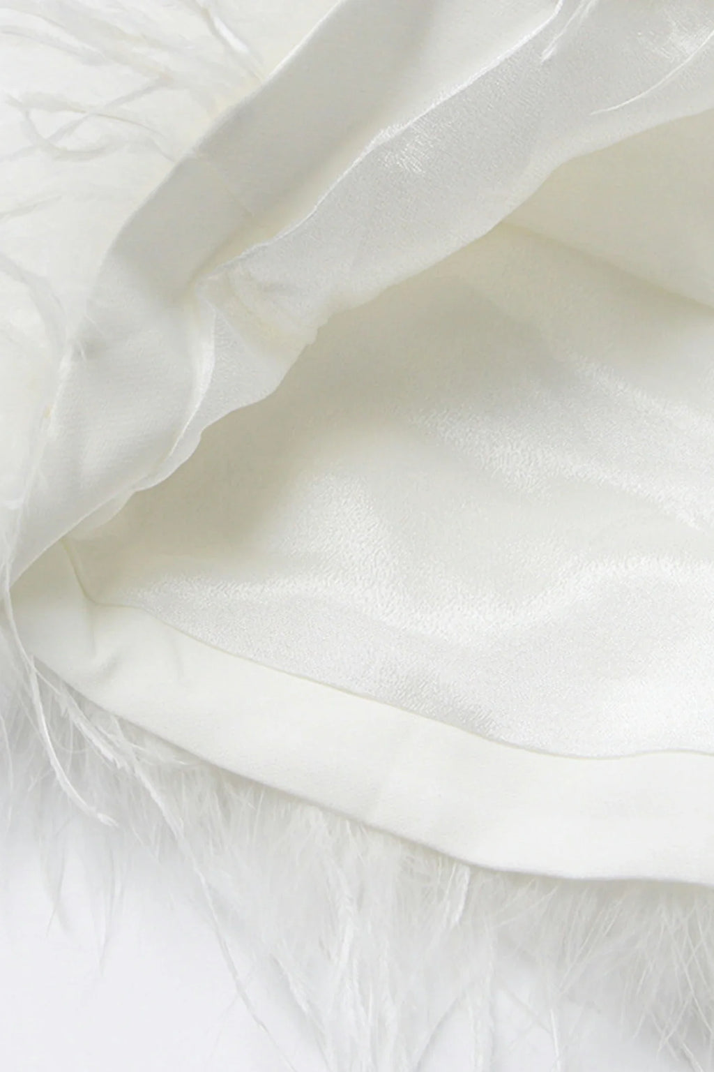 Lilac Sleeveless Feather Dress