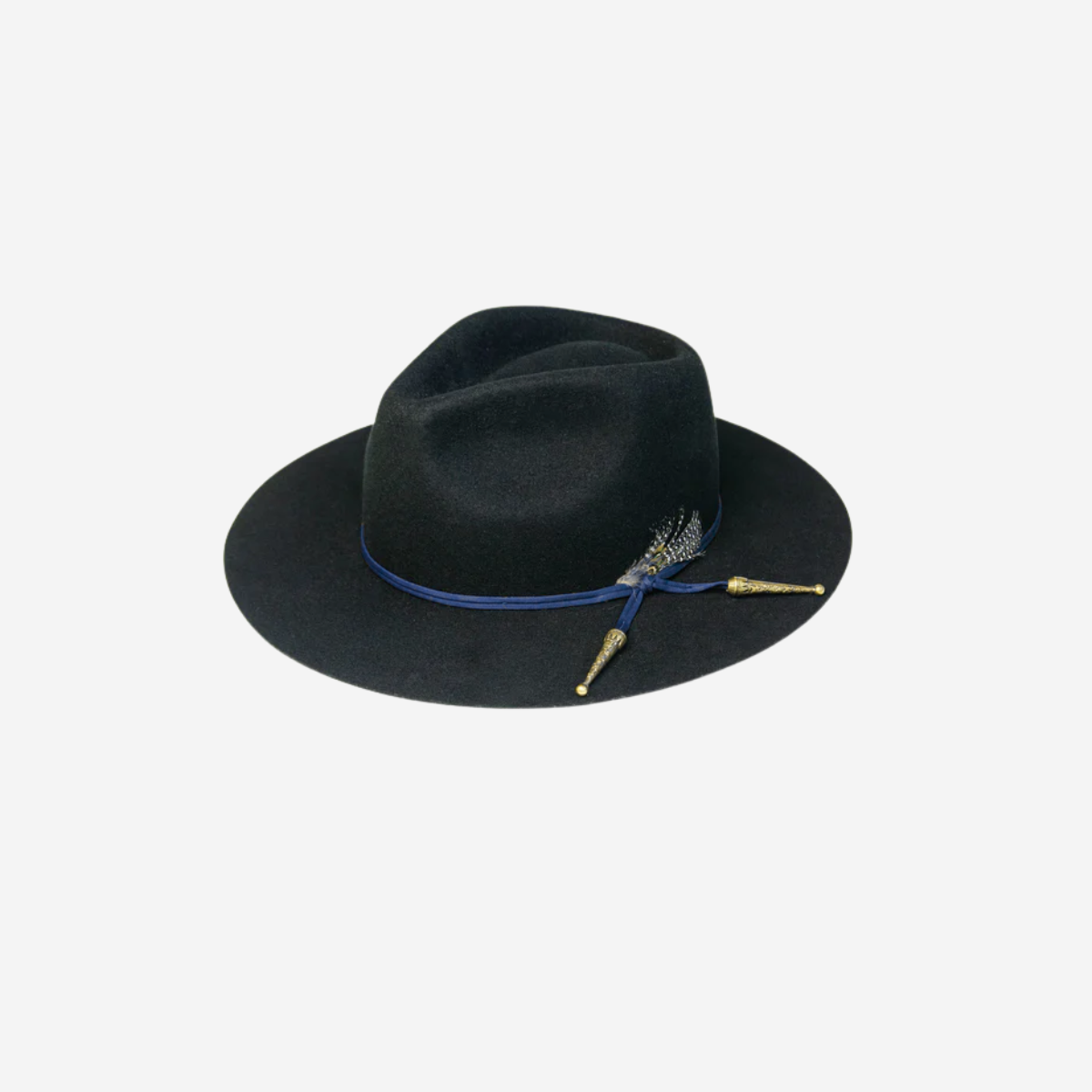 Classic Men's Felt Black Fedora Hat