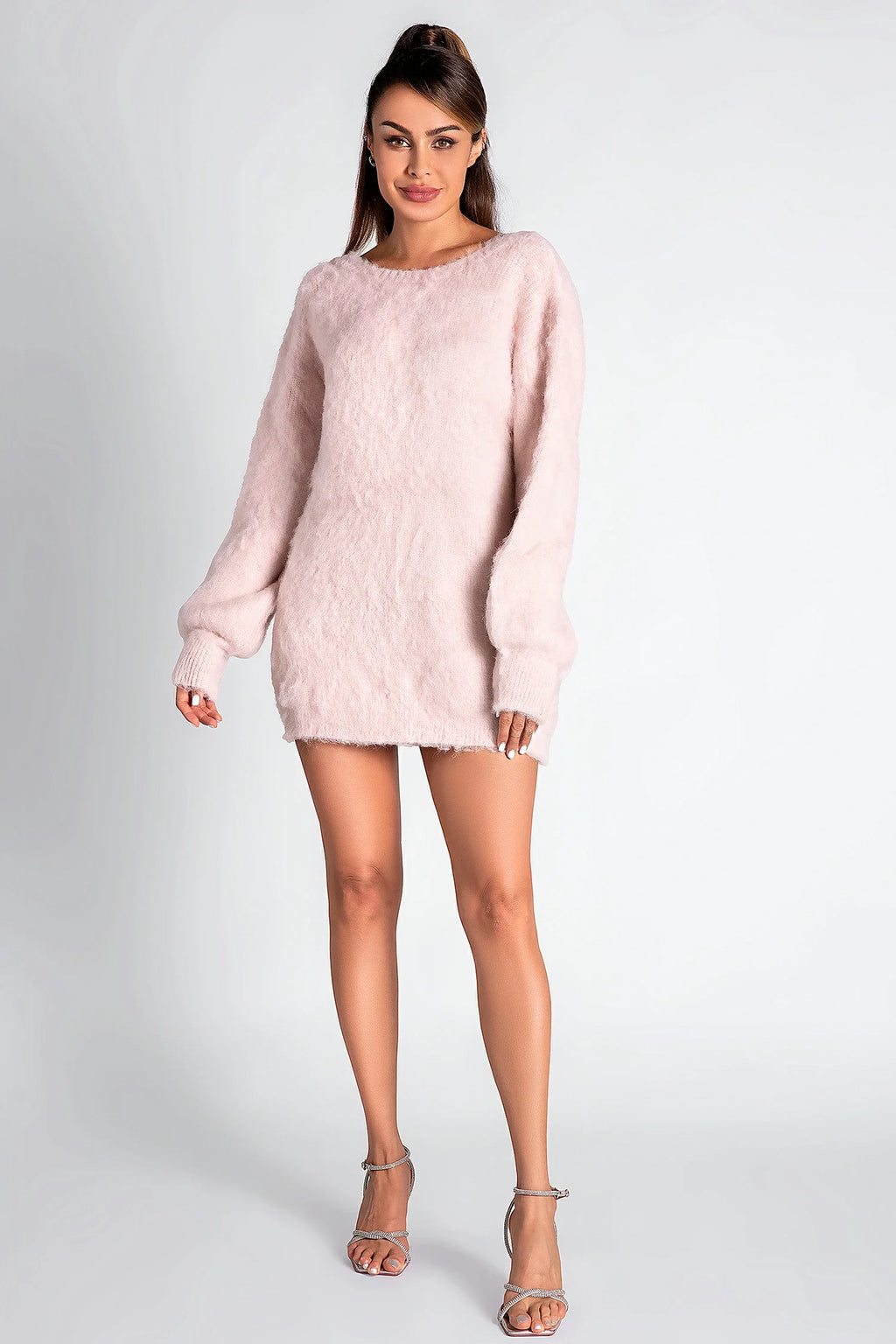 Lemmy Long Sleeve Backless Knitted Sweater