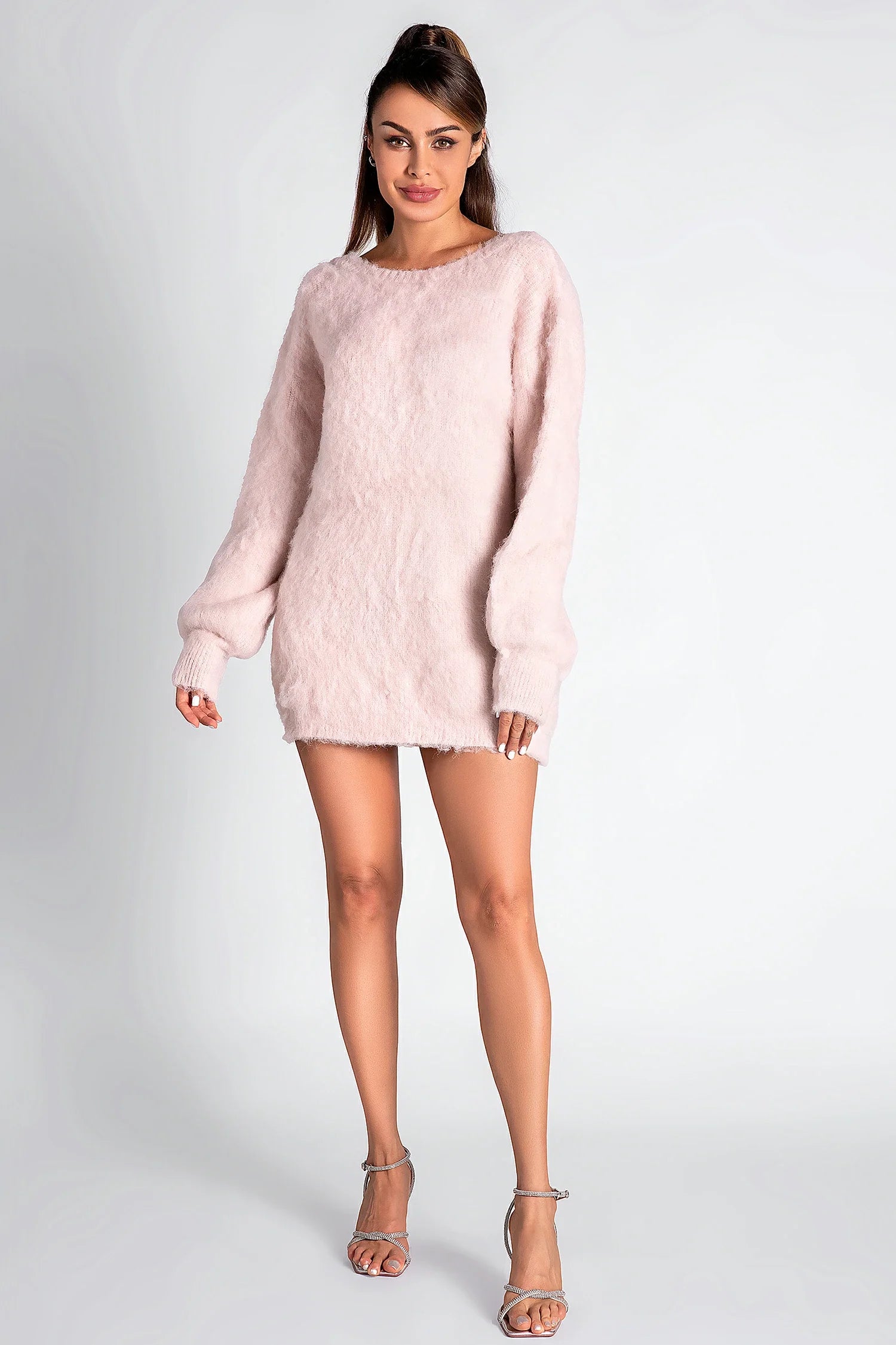Lemmy Long Sleeve Backless Knitted Sweater
