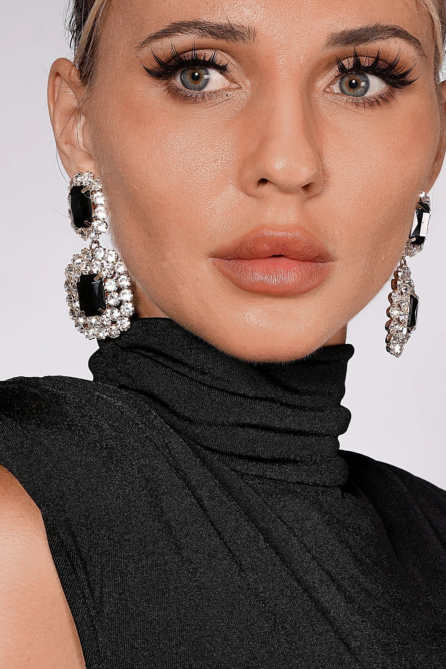 Fabiana Rectangular Gemstone Earrings