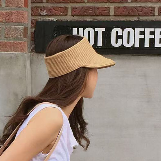 Jeanne Simmons - Black Tweed Visor