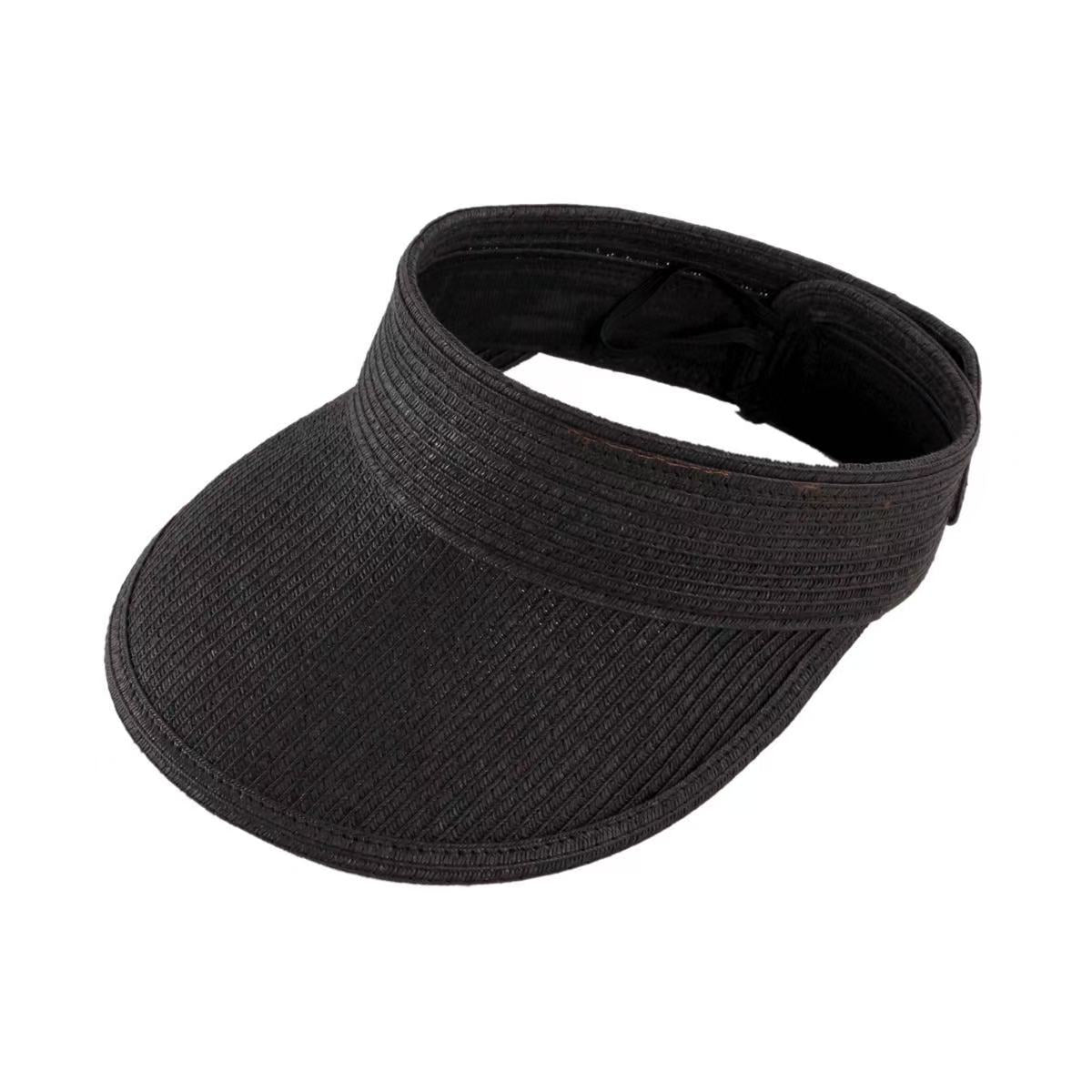 Jeanne Simmons - Black Tweed Visor