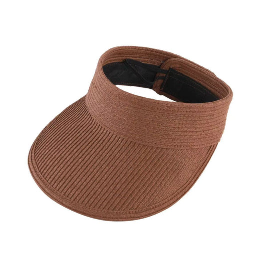 Jeanne Simmons - Black Tweed Visor