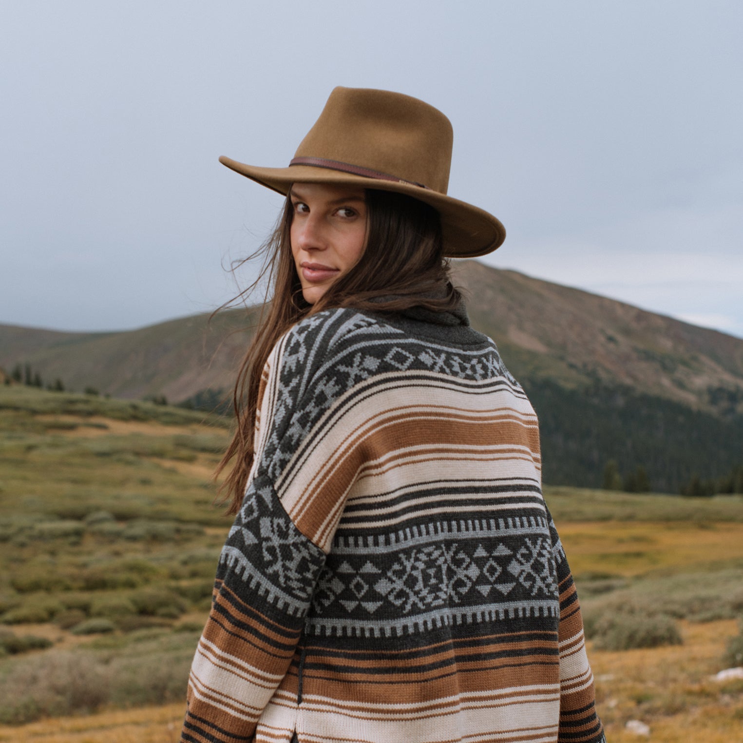 Bozeman Outdoor Felt Hat-Light Brown