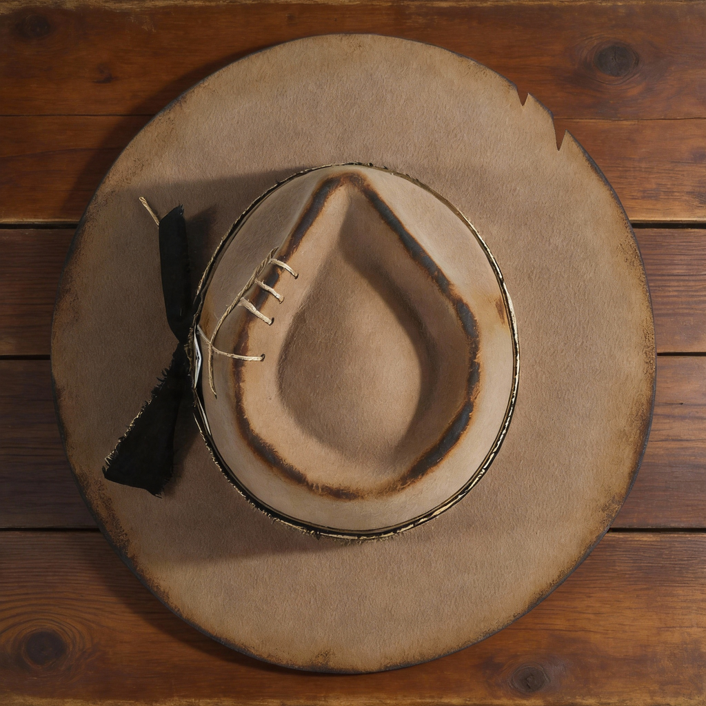 Rustic Outdoor Fedora Hat with Classic Brim