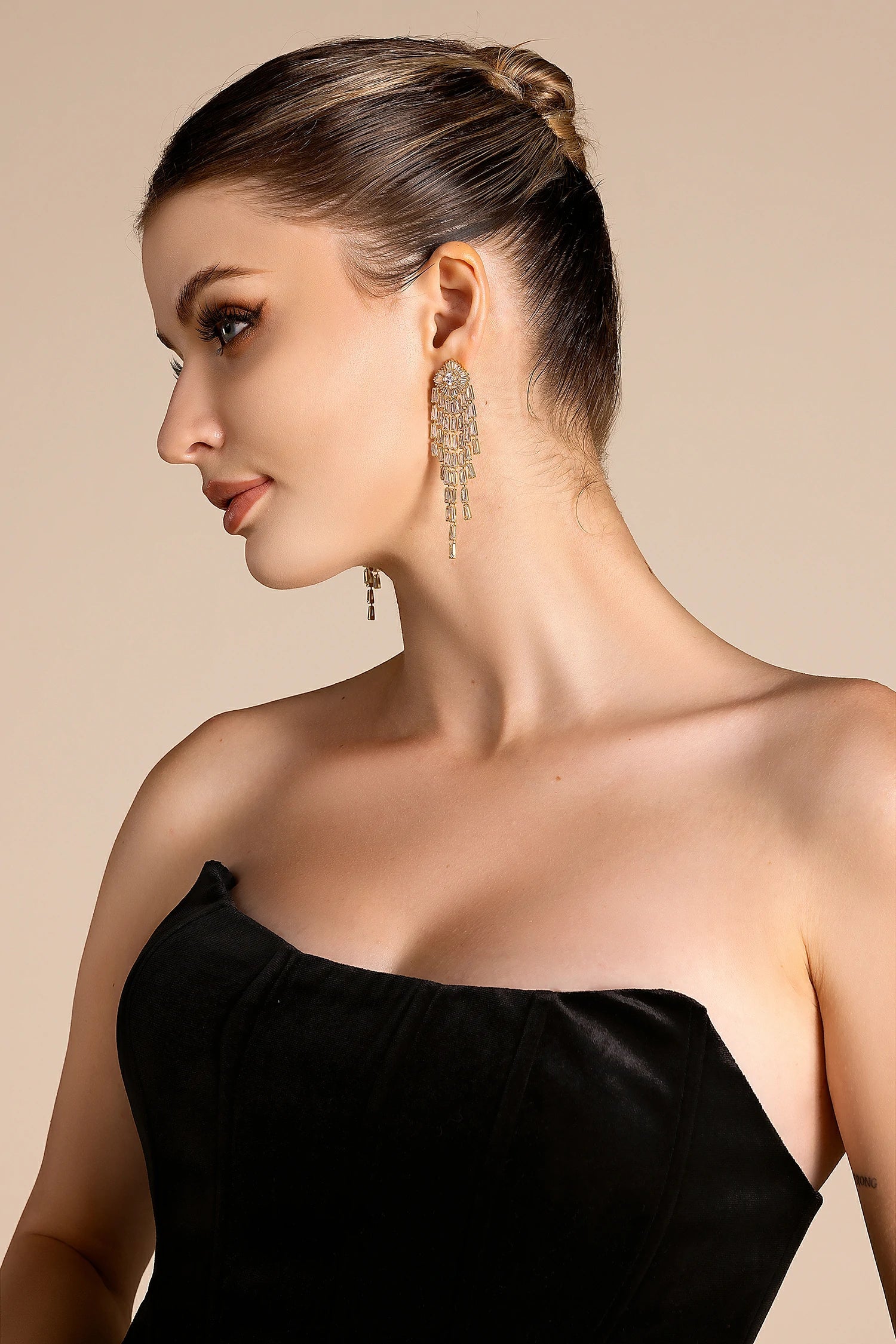 Jumoke Diamond Fringe Earrings