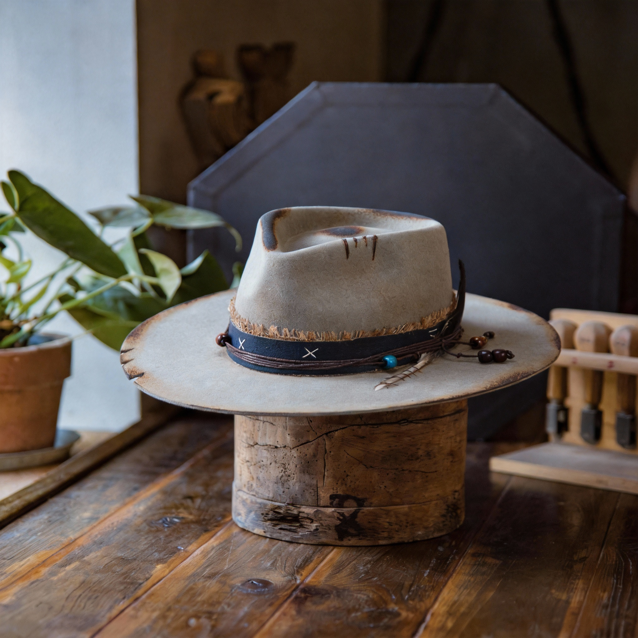 Vintage Style Ranch Hat