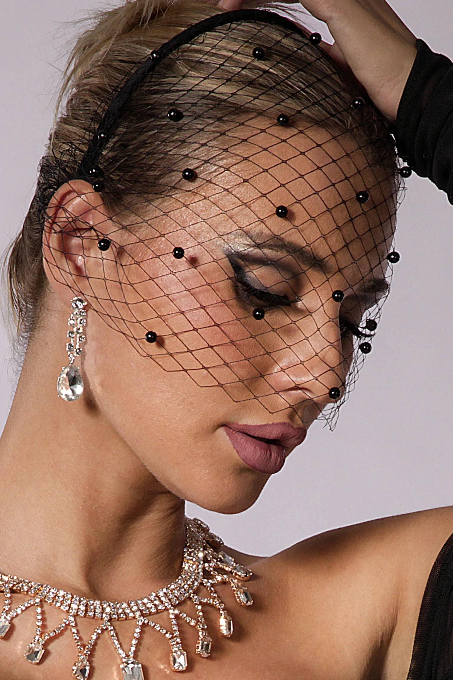 Fiona Bead Mesh Hairband