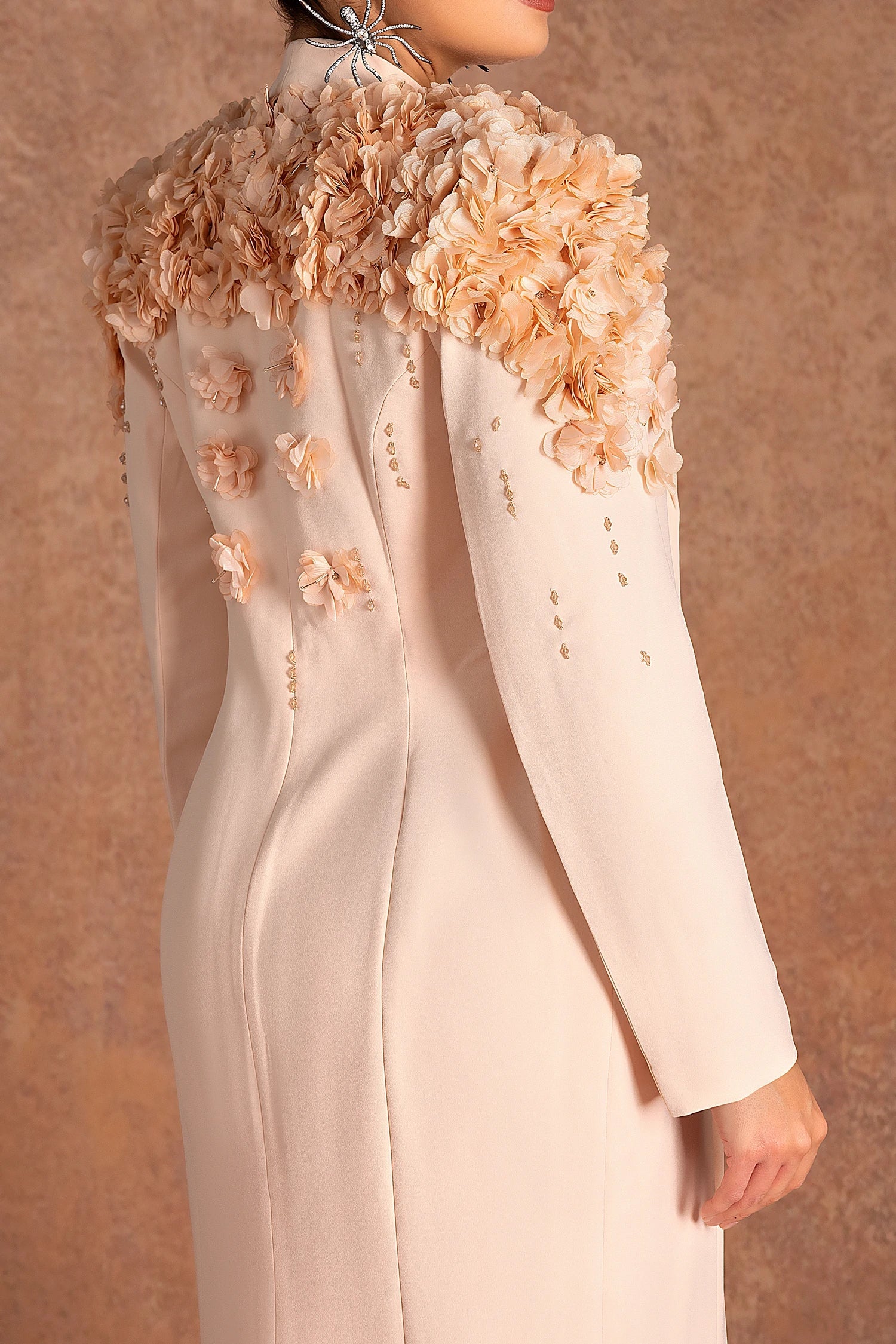 Zalika Long Sleeve Floral Coat