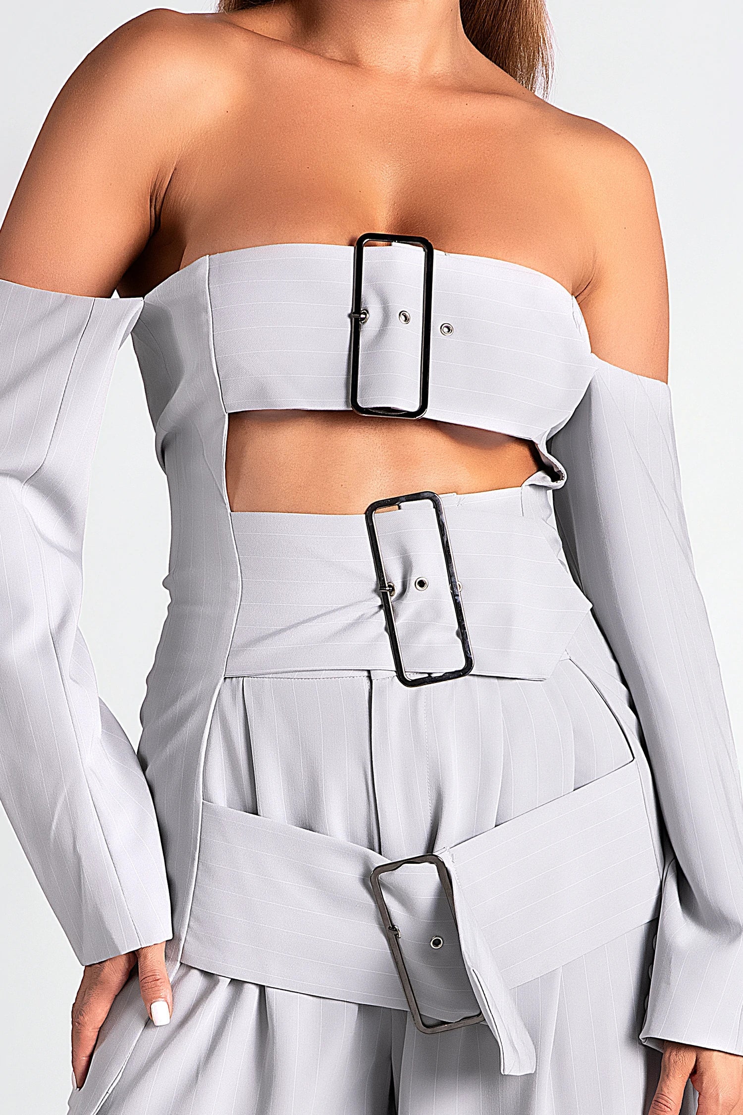 Kallea Stripe Cutout 2 Piece Set