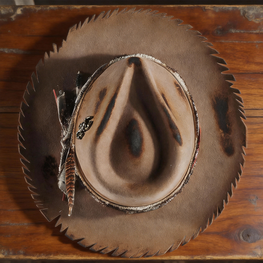 Vintage Style Fur Felt Hat with Cloth Sweatband