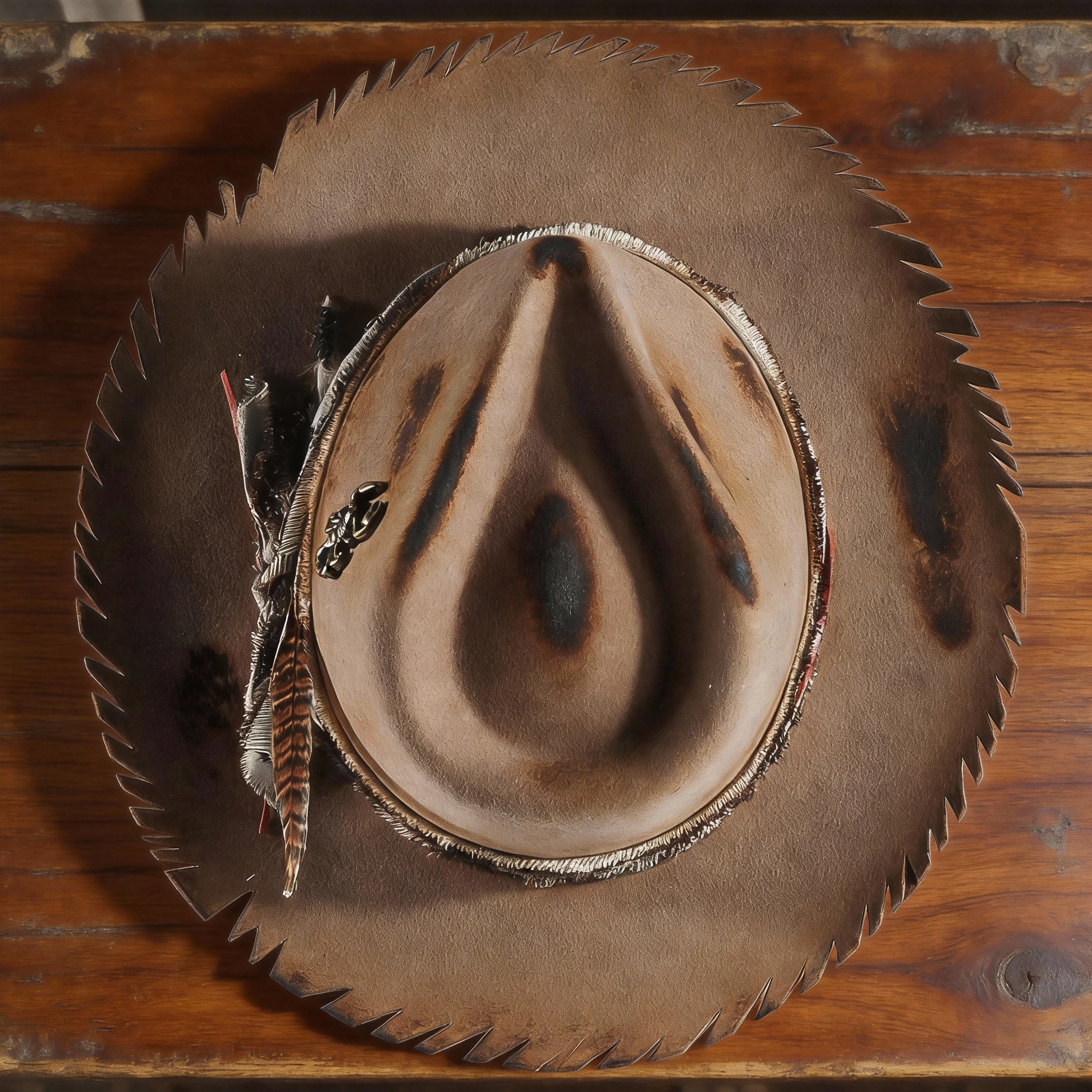 Vintage Style Fur Felt Hat with Cloth Sweatband