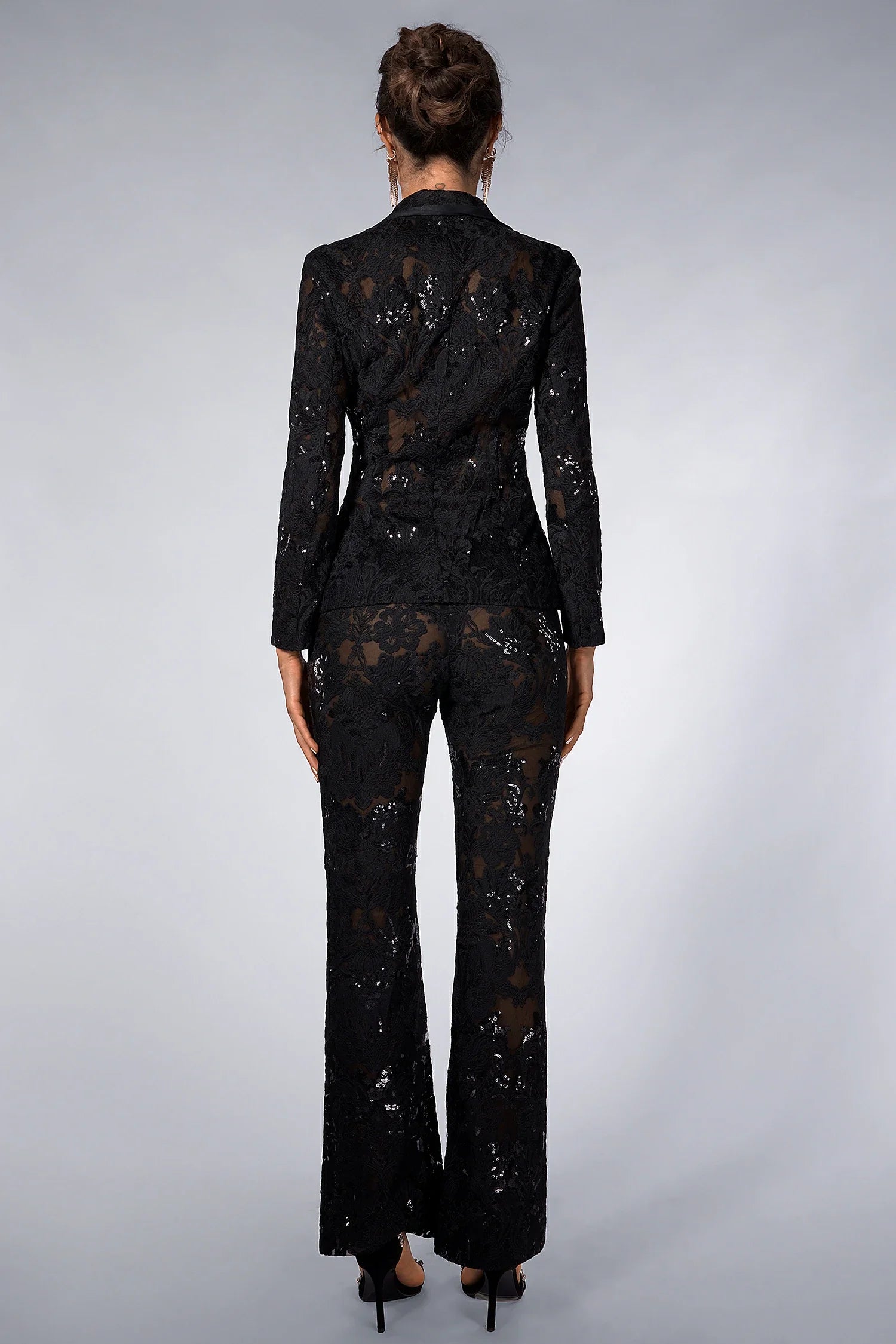 Brynny Casadee Lace Floral Blazer Set