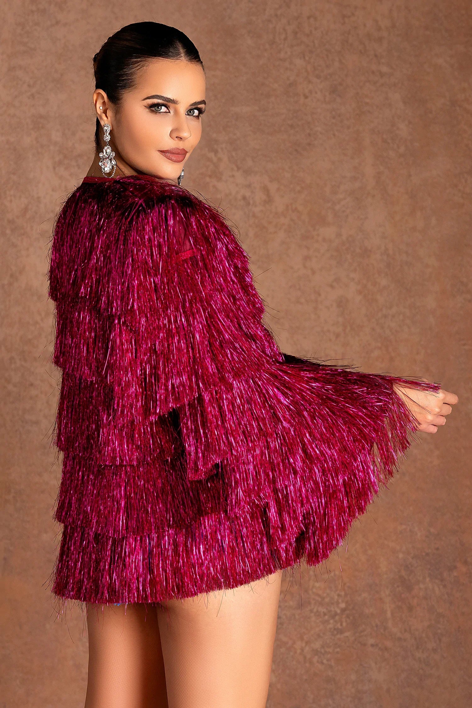 Acheri Long Sleeve Fringe Karma Jacket