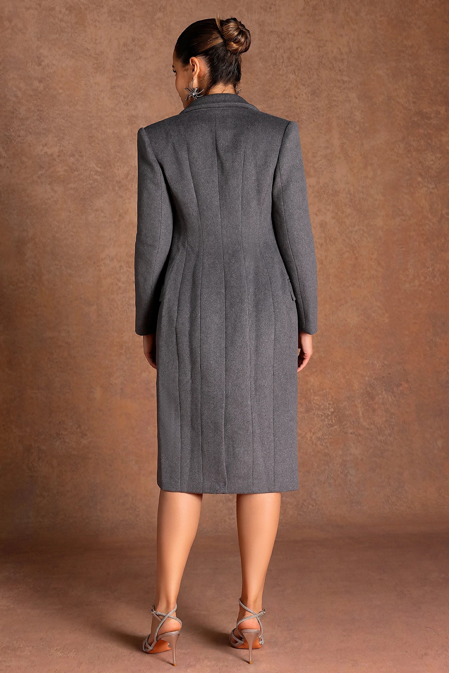 Eirene Bow Wool Cashmere Coat