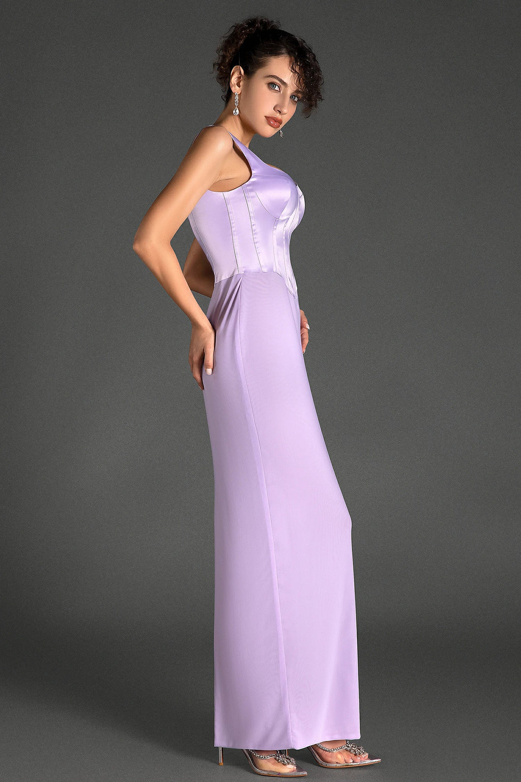 Pavlos Corset Patchwork Maxi Dress