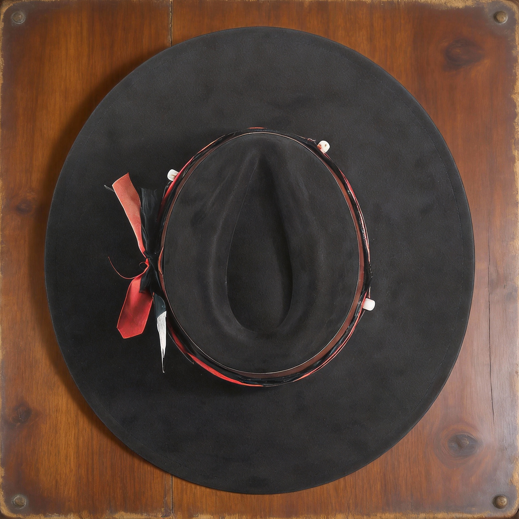 Vintage Finish Felt Fedora Hat
