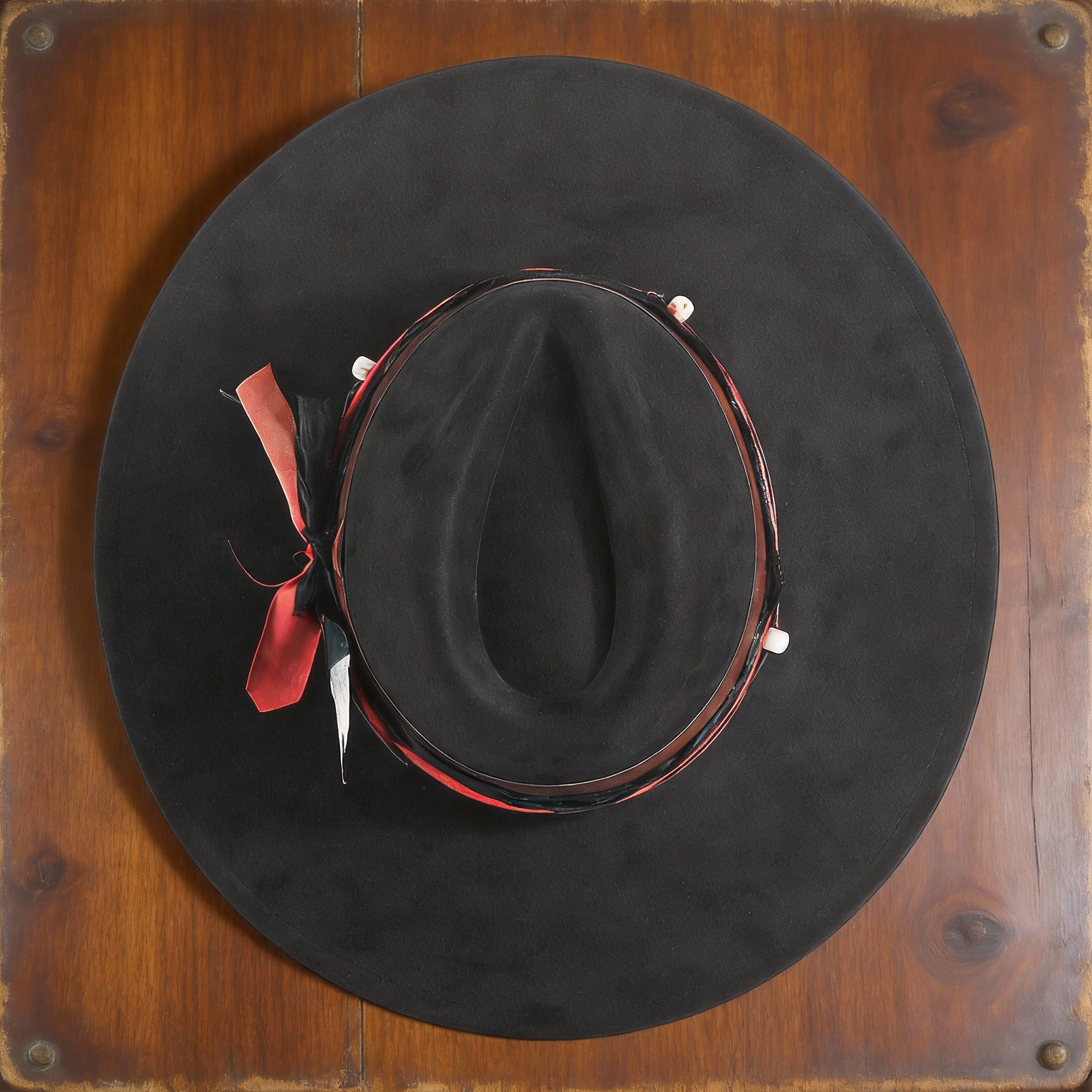 Vintage Finish Felt Fedora Hat