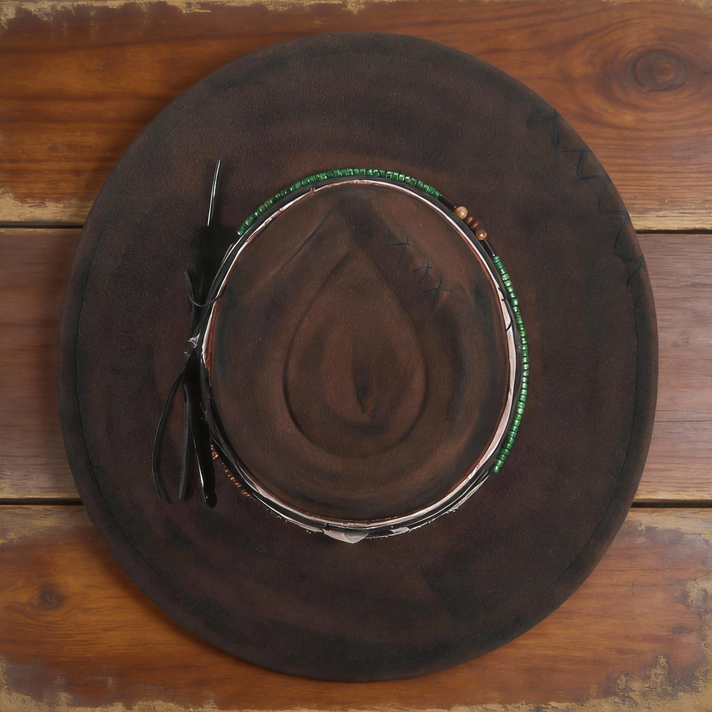 Everyday Vintage Style Brown Felt Hat