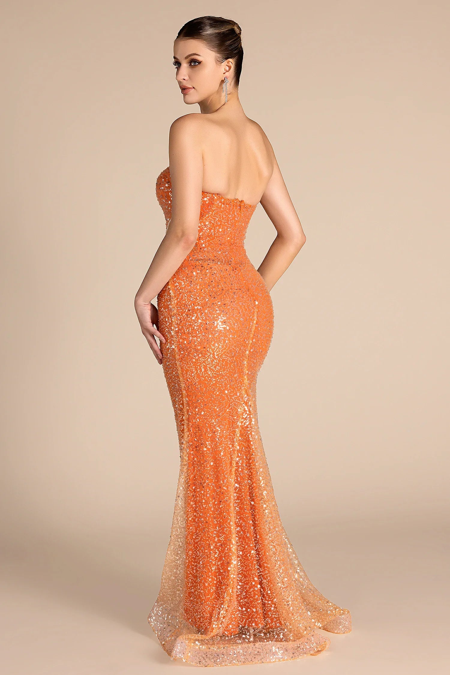 Shani Sequin Cutout Mermaid Dress