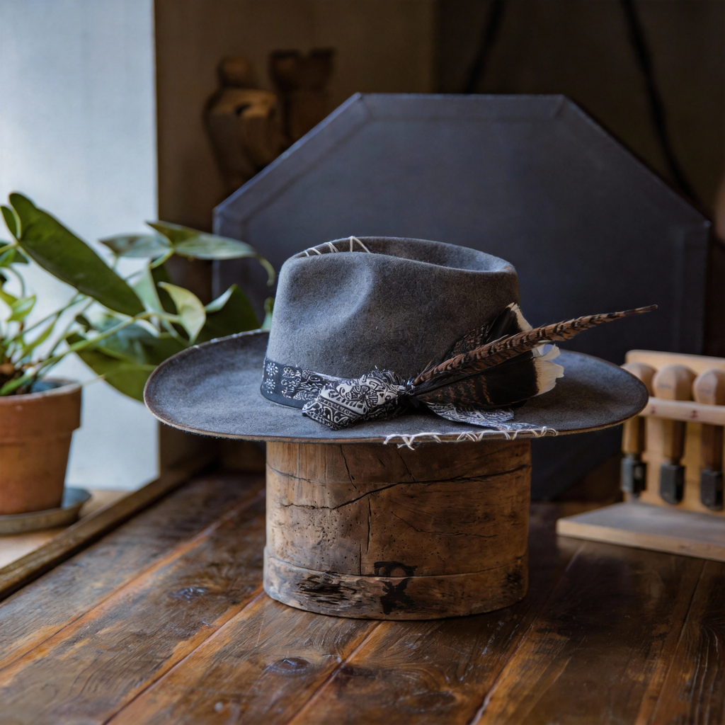 Classic Outdoor Felt Hat for Travel Adventures