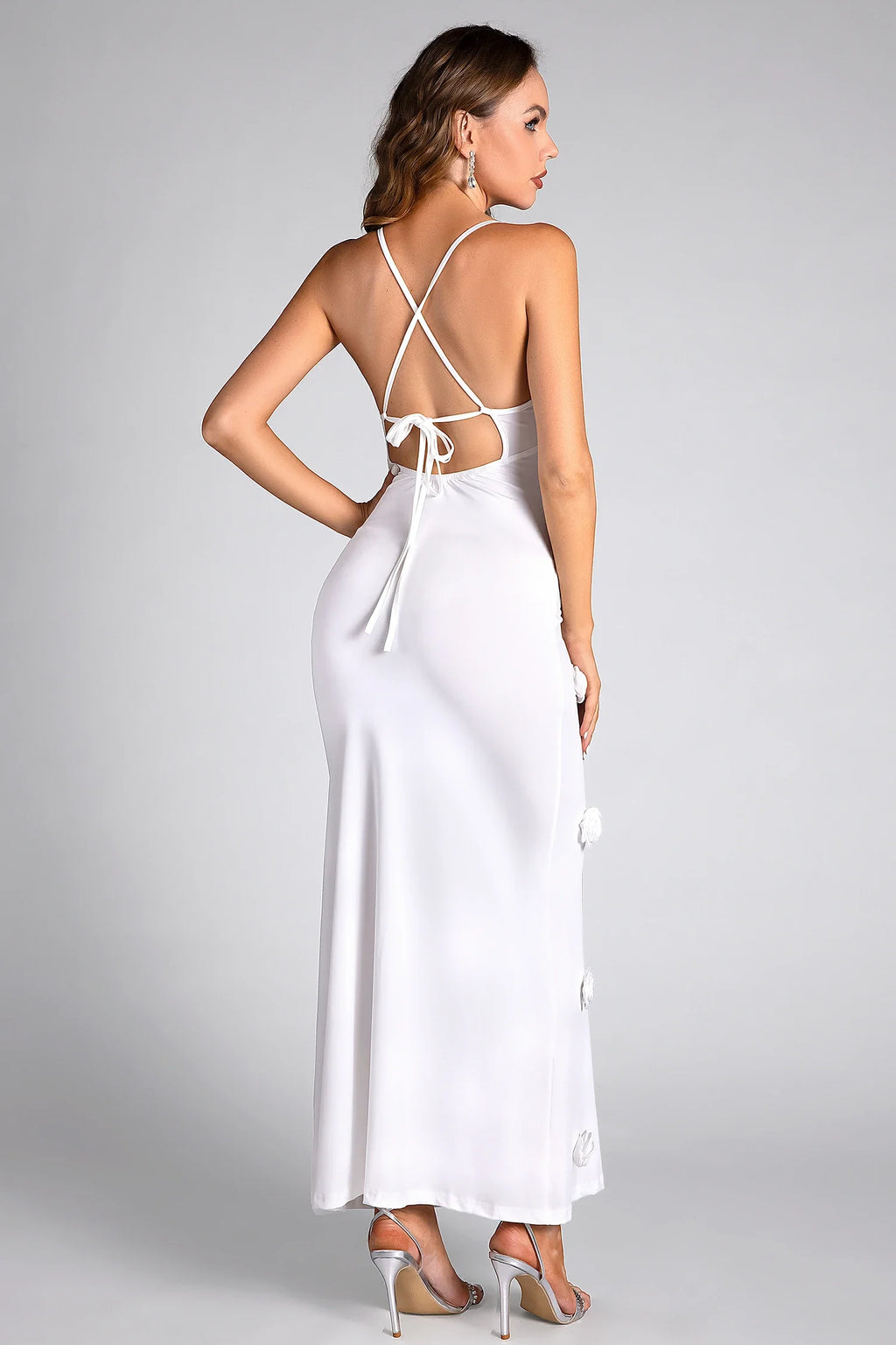 Iossif V-Neck Floral Maxi Dress