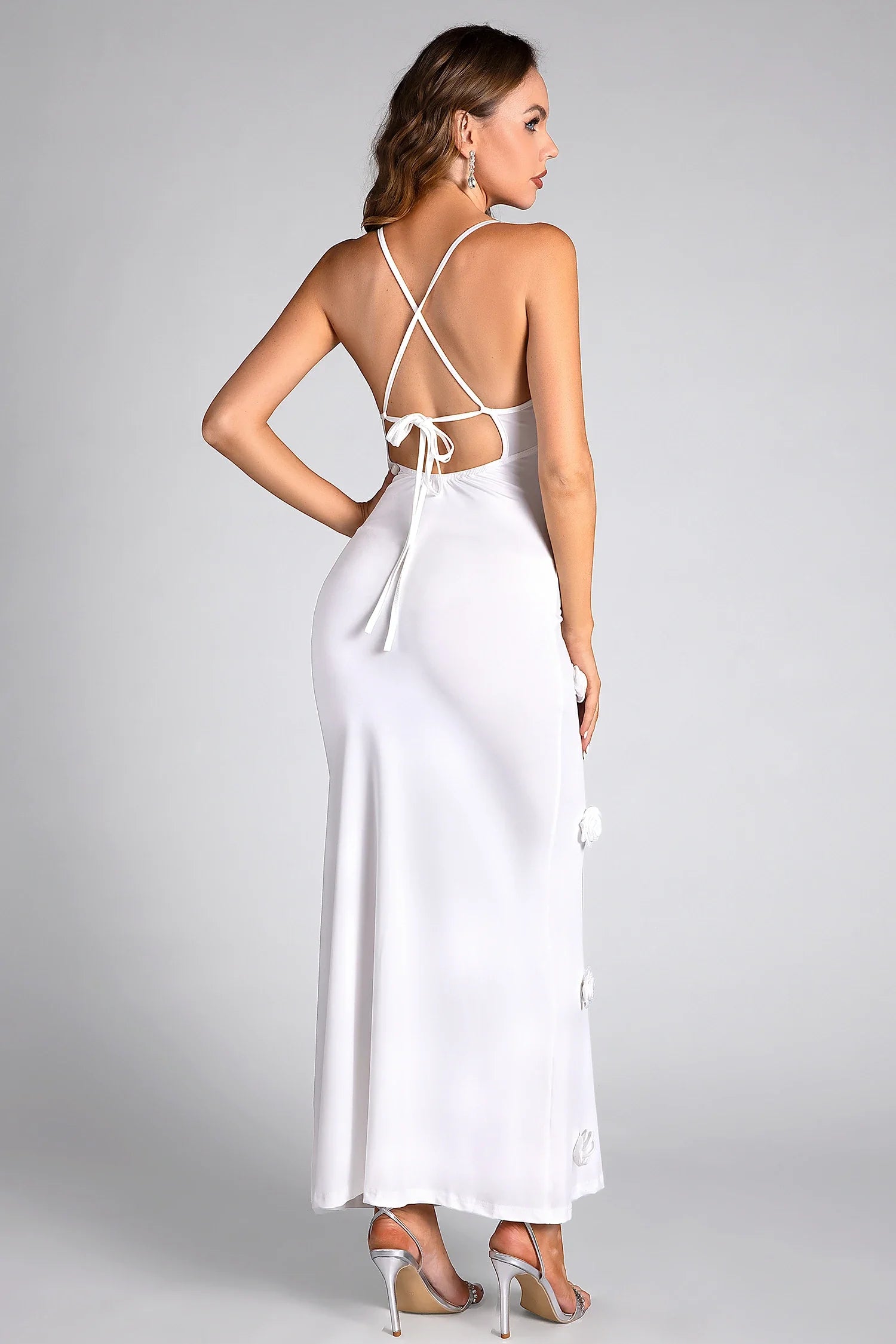 Iossif V-Neck Floral Maxi Dress