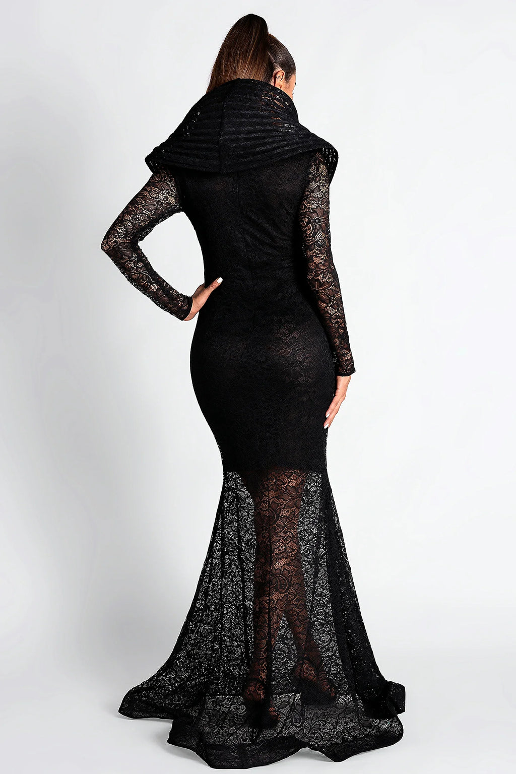 Tahirah Long Sleeve Lace Mermaid Dress