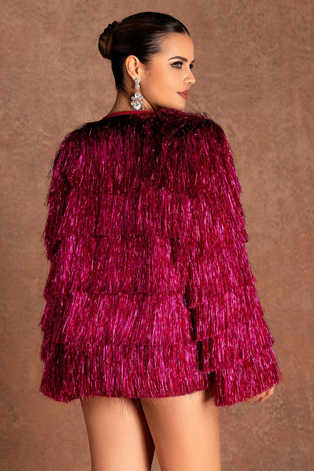 Acheri Long Sleeve Fringe Karma Jacket