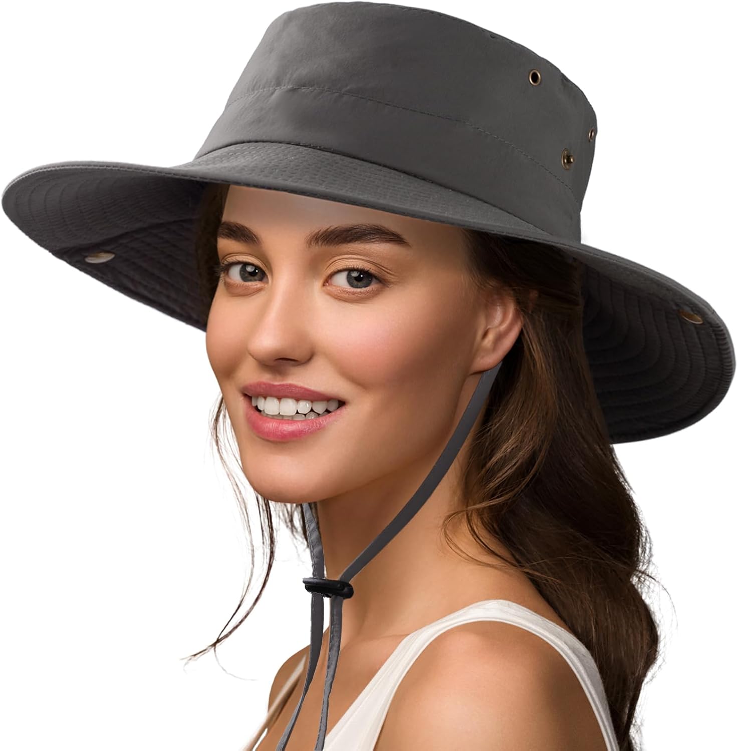Women Men UPF 50+ Waterproof Wide Brim Fishing Hats
