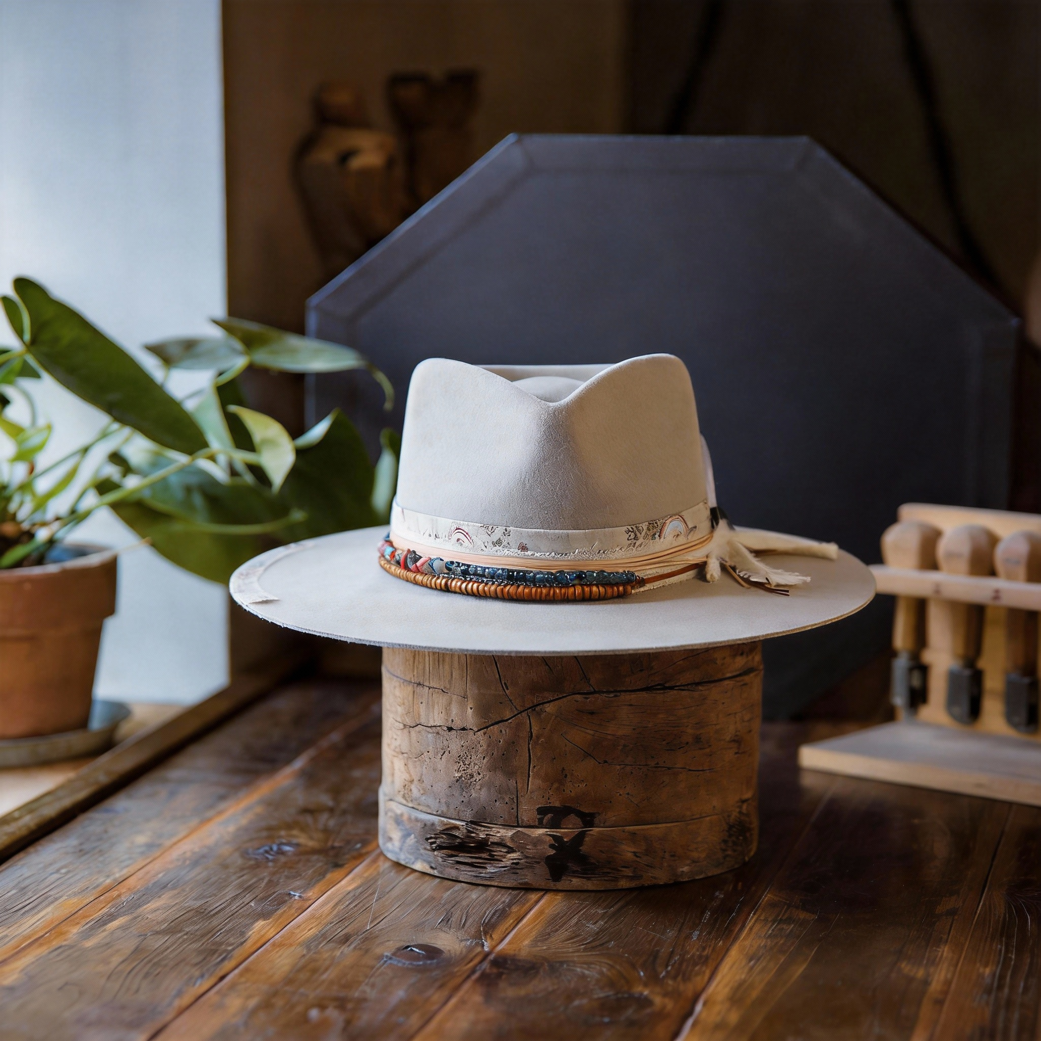 Casual Wide Brim Felt Hat