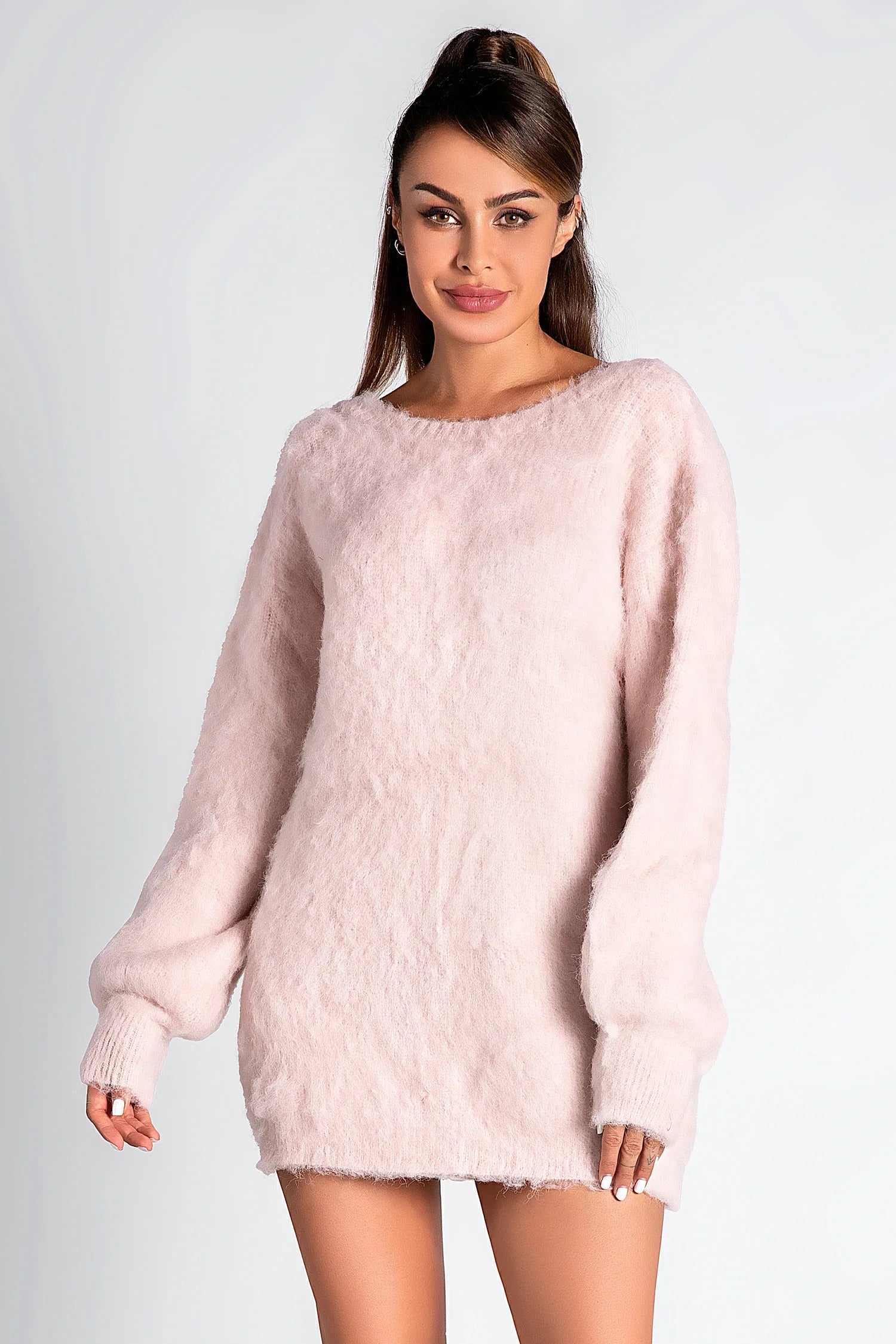 Lemmy Long Sleeve Backless Knitted Sweater