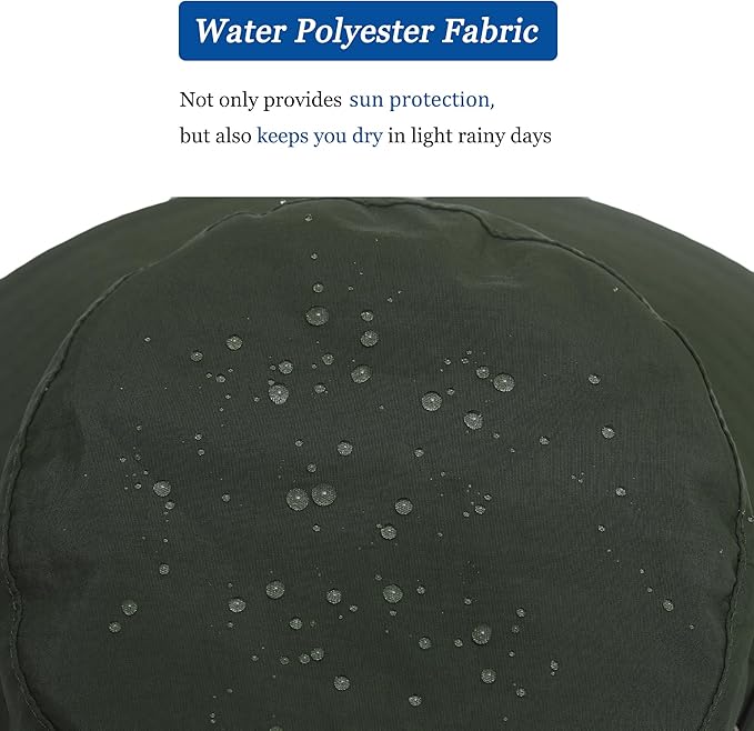 Women Men UPF 50+ Waterproof Wide Brim Fishing Hats