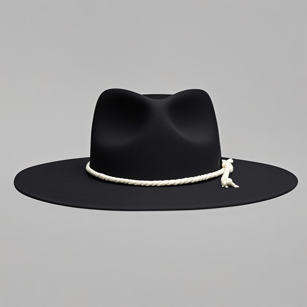 Classic Men's Felt Fedora Hat-Taupe