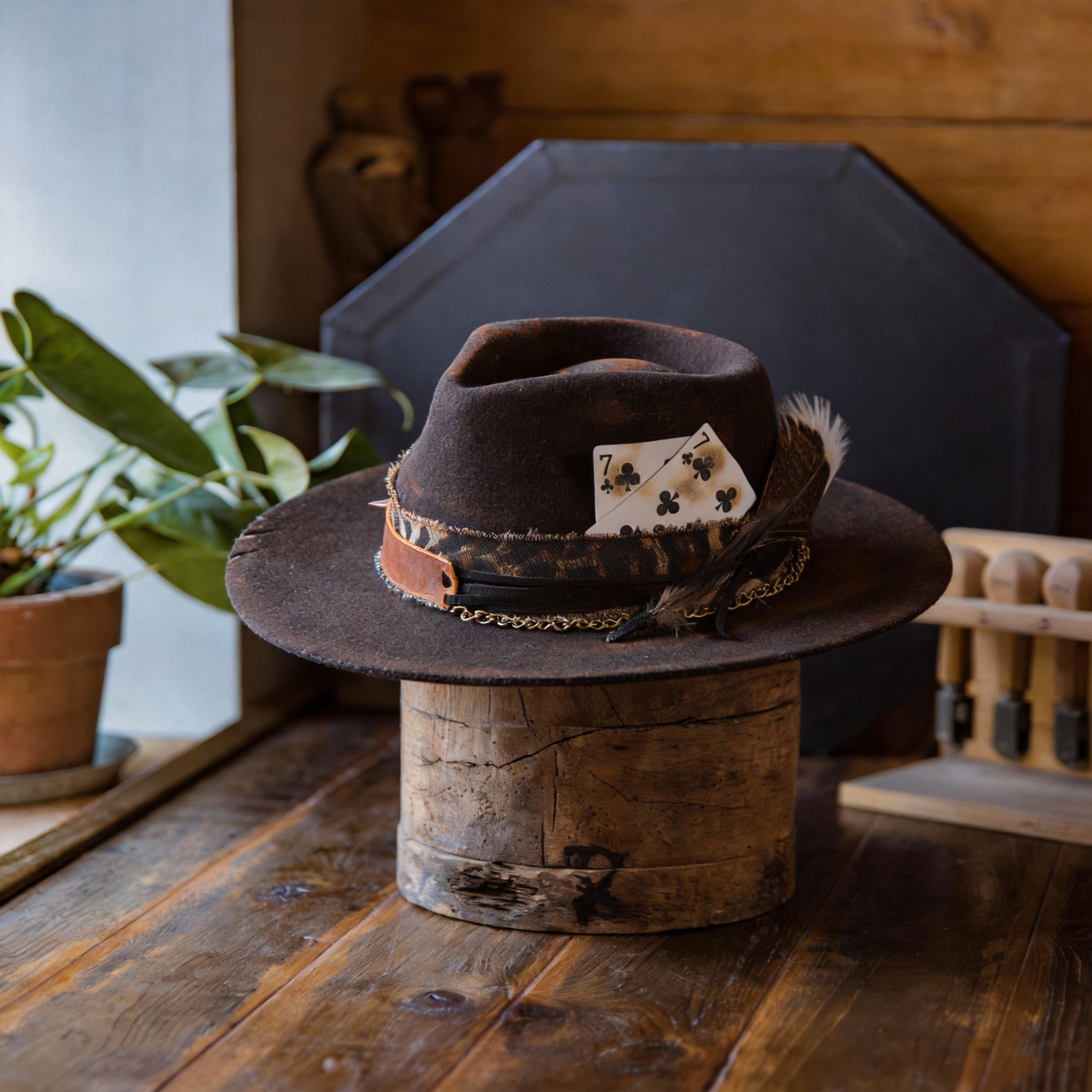 Retro Inspired Felt Hat for Daily Wear