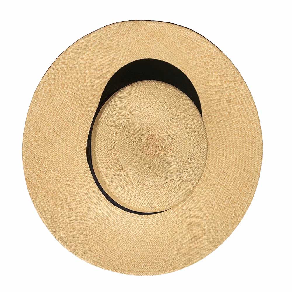 3 Regions - Natural Bolero Panama with Navy Band