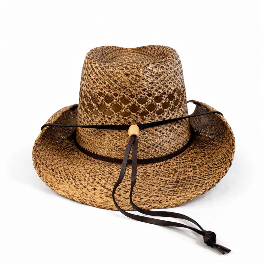 Hats - Anytime Raffia Cowboy